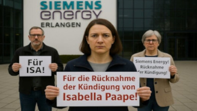 KI-generiertes Foto: Rücknahme der Kündigung von Isabella Paape