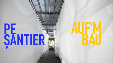 Titelbild des Films "Auf’m Bau / Pe Șantier" von Bianca Schwarz